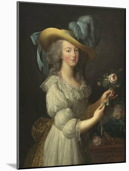 Marie-Antoinette, 1783-Elisabeth Louise Vigee Le Brun-Mounted Art Print