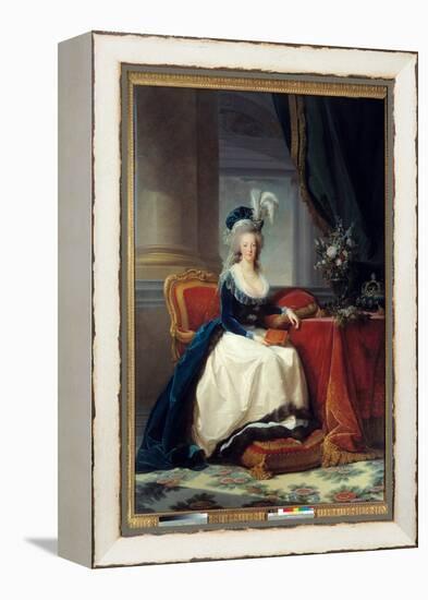 Marie-Antoinette, 1788 (Oil on Canvas)-Elisabeth Louise Vigee-LeBrun-Framed Premier Image Canvas