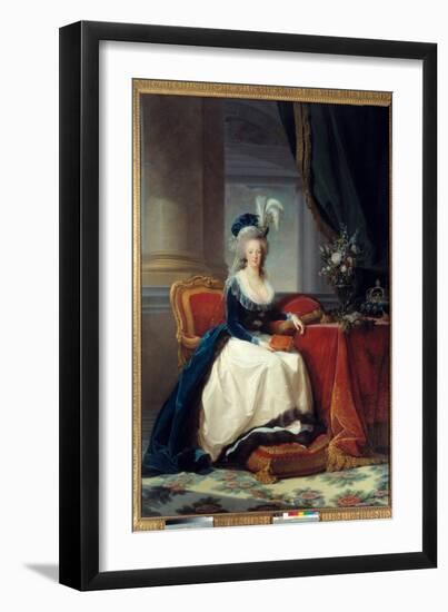 Marie-Antoinette, 1788 (Oil on Canvas)-Elisabeth Louise Vigee-LeBrun-Framed Giclee Print