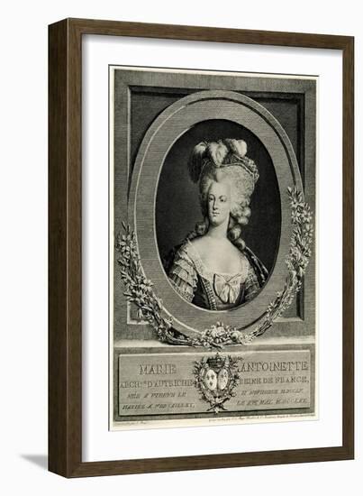 Marie Antoinette, 1884-90-null-Framed Giclee Print