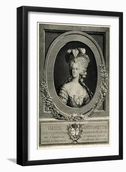 Marie Antoinette, 1884-90-null-Framed Giclee Print