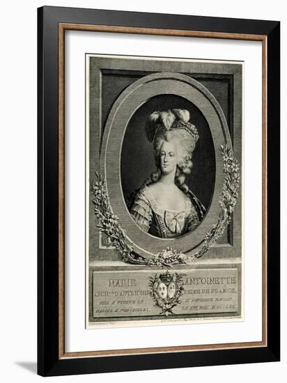 Marie Antoinette, 1884-90-null-Framed Giclee Print