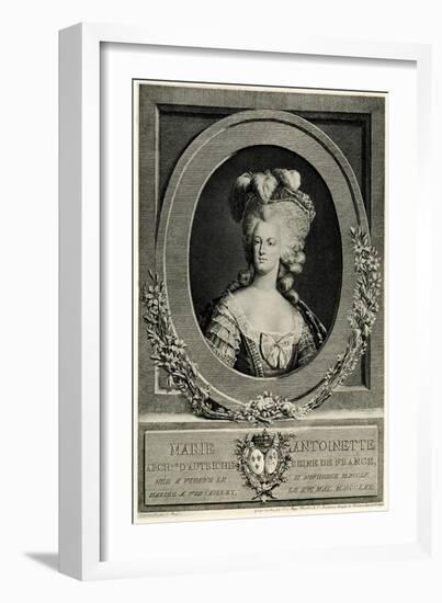 Marie Antoinette, 1884-90-null-Framed Giclee Print