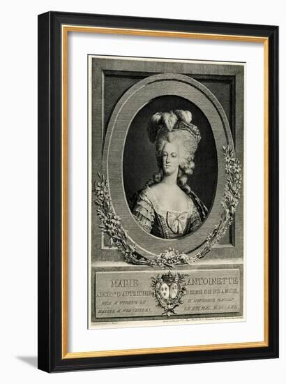 Marie Antoinette, 1884-90-null-Framed Giclee Print