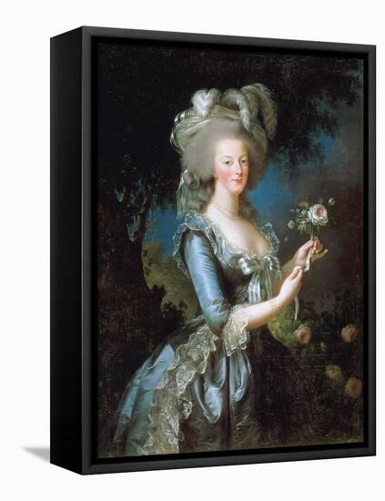 Marie Antoinette À La Rose, 1783-Marie Louise Elisabeth Vigee-Lebrun-Framed Premier Image Canvas