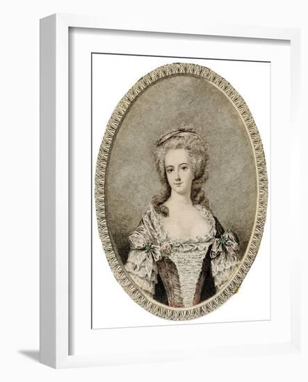Marie Antoinette, Anon-null-Framed Art Print