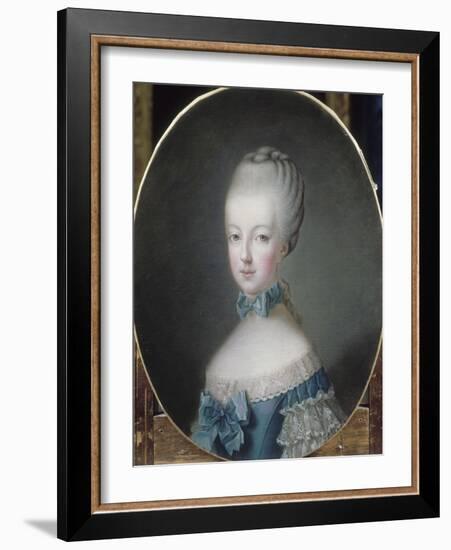 Marie-Antoinette, archiduchesse d'Autriche, future Dauphine de France (1755-1793)-Joseph Ducreux-Framed Giclee Print