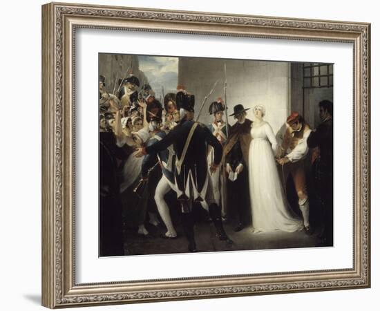 Marie-Antoinette conduite à son exécution, le 16 octobre 1793-William Hamilton-Framed Giclee Print