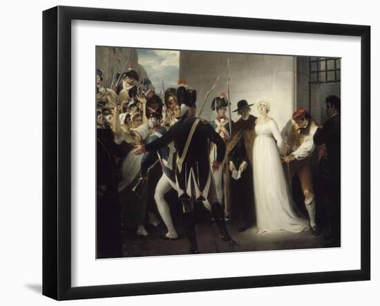 Marie-Antoinette conduite à son exécution, le 16 octobre 1793-William Hamilton-Framed Giclee Print