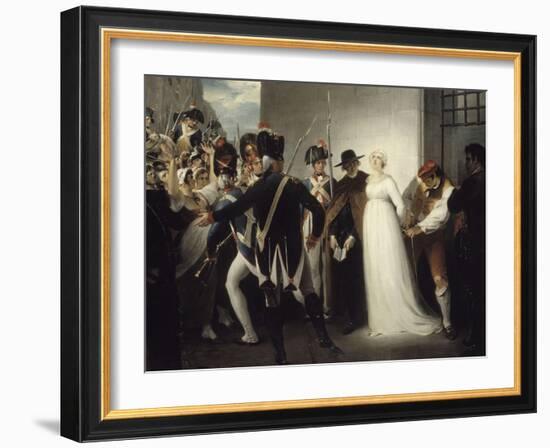 Marie-Antoinette conduite à son exécution, le 16 octobre 1793-William Hamilton-Framed Giclee Print