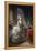 Marie-Antoinette d'Autriche, reine de France (1755-1793), en robe à paniers vers 1785-Elisabeth Louise Vigee-LeBrun-Framed Premier Image Canvas