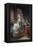 Marie-Antoinette d'Autriche, reine de France (1755-1793), en robe à paniers vers 1785-Elisabeth Louise Vigee-LeBrun-Framed Premier Image Canvas