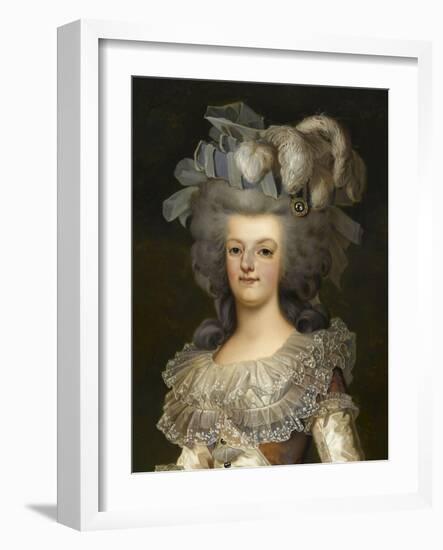 Marie-Antoinette d'Autriche reine de France et ses deux premiers enfants-Adolf Ulrich Wertmuller-Framed Giclee Print