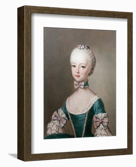 Marie Antoinette Daughter of Emperor Francis I and Maria Theresa of Austria-Jean-Etienne Liotard-Framed Giclee Print