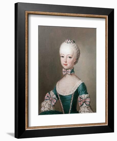 Marie Antoinette Daughter of Emperor Francis I and Maria Theresa of Austria-Jean-Etienne Liotard-Framed Giclee Print