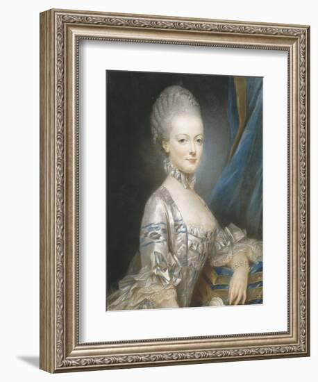 Marie-Antoinette de Lorraine-Habsbourg (1755-1793), alors archiduchesse d'Autriche en 1769-Joseph Ducreux-Framed Giclee Print