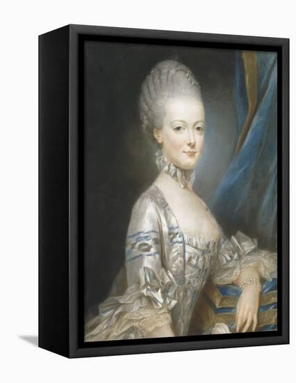 Marie-Antoinette de Lorraine-Habsbourg (1755-1793), alors archiduchesse d'Autriche en 1769-Joseph Ducreux-Framed Premier Image Canvas