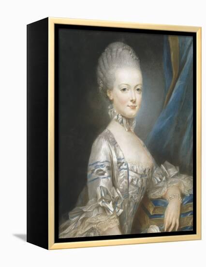 Marie-Antoinette de Lorraine-Habsbourg (1755-1793), alors archiduchesse d'Autriche en 1769-Joseph Ducreux-Framed Premier Image Canvas