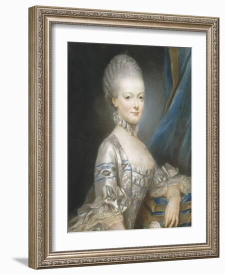 Marie-Antoinette de Lorraine-Habsbourg (1755-1793), alors archiduchesse d'Autriche en 1769-Joseph Ducreux-Framed Giclee Print
