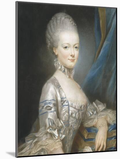 Marie-Antoinette de Lorraine-Habsbourg (1755-1793), alors archiduchesse d'Autriche en 1769-Joseph Ducreux-Mounted Giclee Print