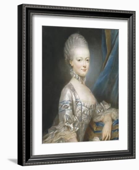 Marie-Antoinette de Lorraine-Habsbourg (1755-1793), alors archiduchesse d'Autriche en 1769-Joseph Ducreux-Framed Giclee Print