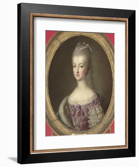 Marie-Antoinette de Lorraine-Habsbourg, archiduchesse d'Autriche, reine de France (1755-1793)-Joseph Ducreux-Framed Giclee Print