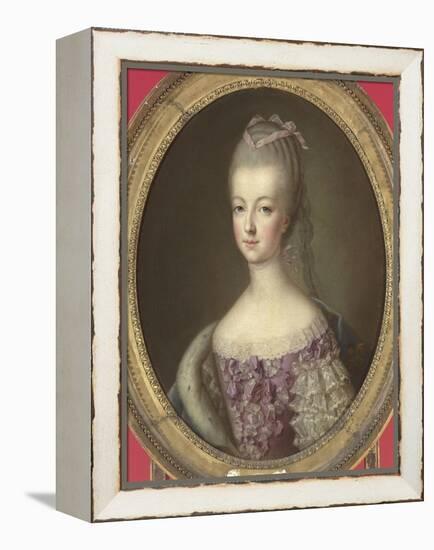 Marie-Antoinette de Lorraine-Habsbourg, archiduchesse d'Autriche, reine de France (1755-1793)-Joseph Ducreux-Framed Premier Image Canvas