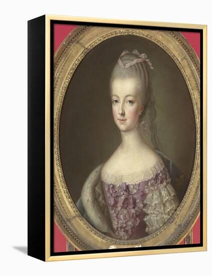 Marie-Antoinette de Lorraine-Habsbourg, archiduchesse d'Autriche, reine de France (1755-1793)-Joseph Ducreux-Framed Premier Image Canvas