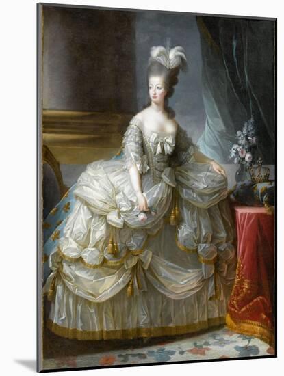 Marie-Antoinette de Lorraine-Habsbourg, archiduchesse d’Autriche, reine de France (1755-1795)-Brun Elisabeth Louise Vigée-Le-Mounted Giclee Print