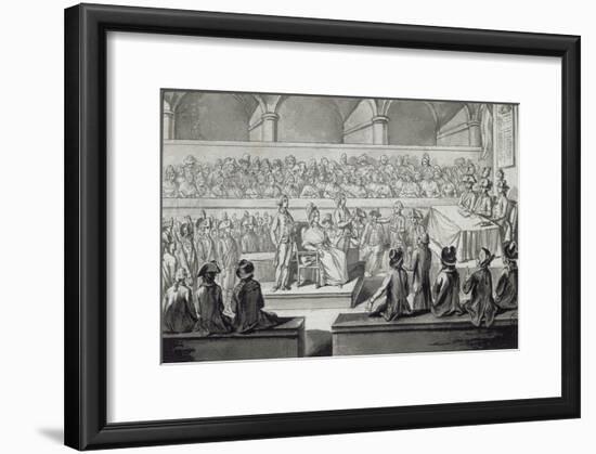Marie-Antoinette devant le tribunal révolutionnaire, journées du 14,15,16 octobre 1793-null-Framed Giclee Print