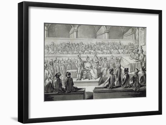 Marie-Antoinette devant le tribunal révolutionnaire, journées du 14,15,16 octobre 1793-null-Framed Giclee Print