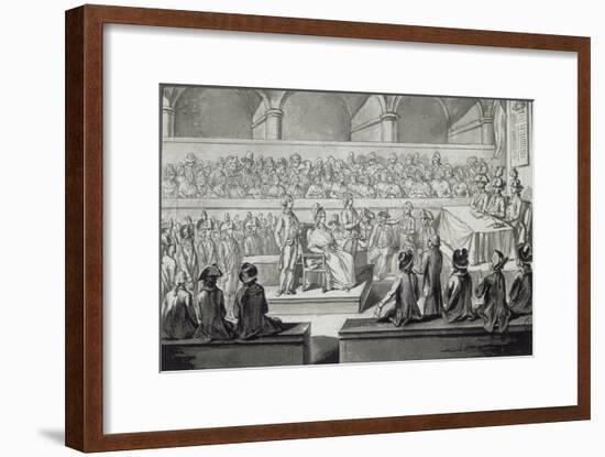 Marie-Antoinette devant le tribunal révolutionnaire, journées du 14,15,16 octobre 1793-null-Framed Giclee Print