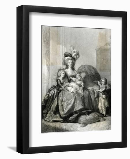 Marie Antoinette, Lebrun-null-Framed Photographic Print