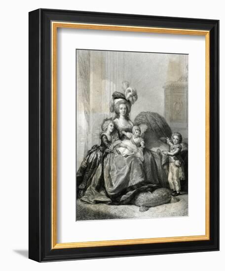 Marie Antoinette, Lebrun-null-Framed Photographic Print