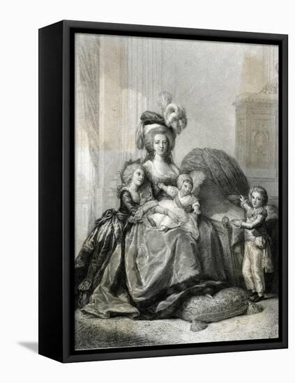 Marie Antoinette, Lebrun-null-Framed Premier Image Canvas