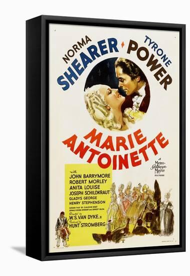 Marie Antoinette, Norma Shearer, Tyrone Power, 1938-null-Framed Stretched Canvas