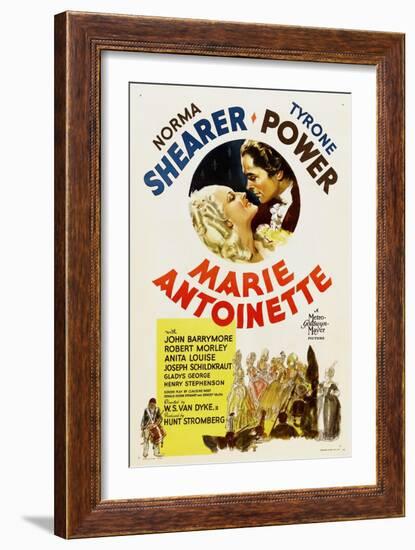 Marie Antoinette, Norma Shearer, Tyrone Power, 1938-null-Framed Art Print