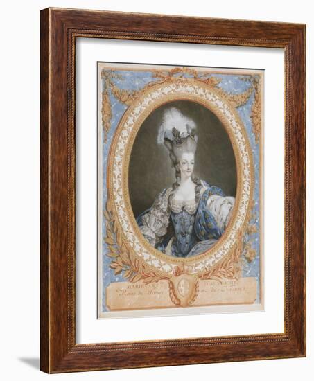 Marie Antoinette, Queen of France-Francois Janiuet-Framed Giclee Print