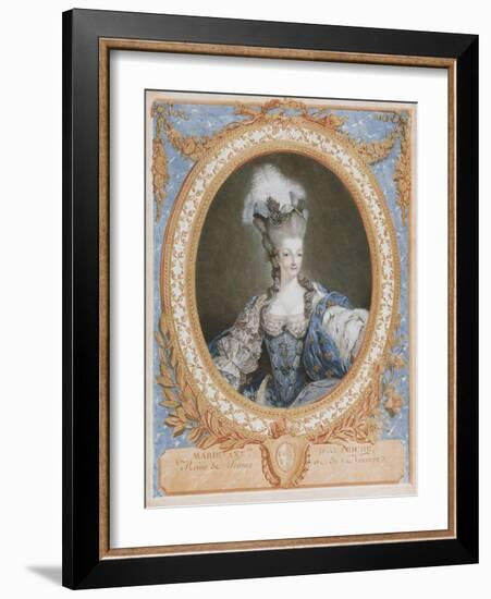 Marie Antoinette, Queen of France-Francois Janiuet-Framed Giclee Print