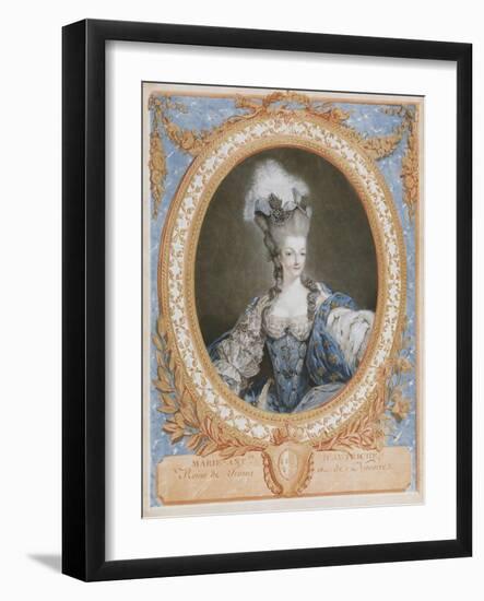 Marie Antoinette, Queen of France-Francois Janiuet-Framed Giclee Print