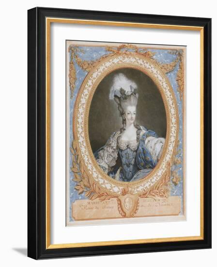 Marie Antoinette, Queen of France-Francois Janiuet-Framed Giclee Print