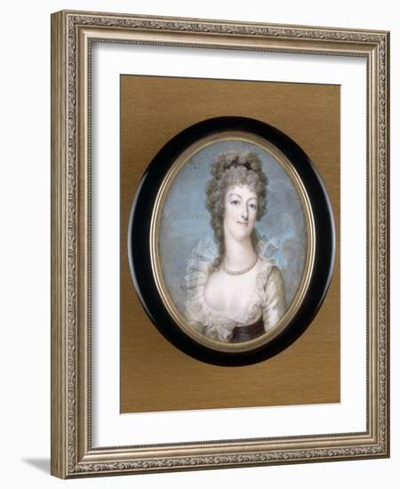 Marie-Antoinette, reine de France représentée en 1792-null-Framed Giclee Print