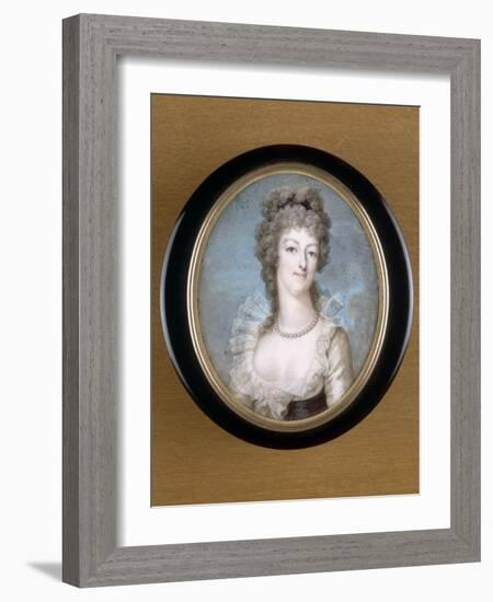 Marie-Antoinette, reine de France représentée en 1792-null-Framed Giclee Print