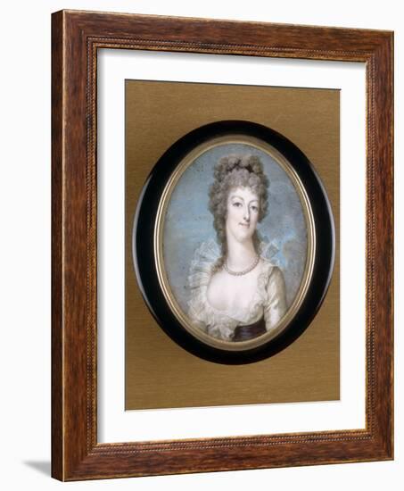 Marie-Antoinette, reine de France représentée en 1792-null-Framed Giclee Print