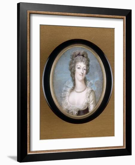 Marie-Antoinette, reine de France représentée en 1792-null-Framed Giclee Print