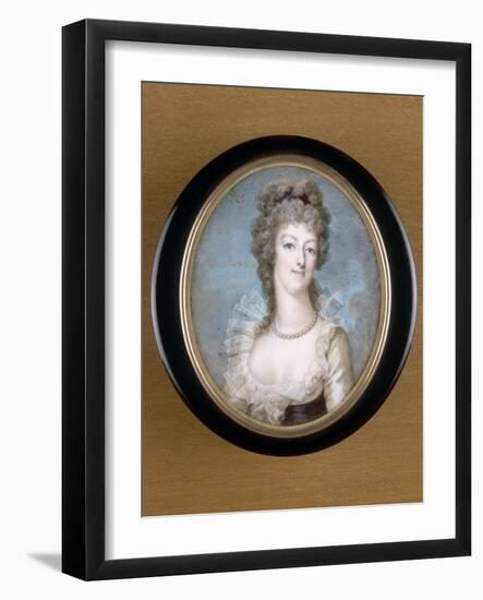 Marie-Antoinette, reine de France représentée en 1792-null-Framed Giclee Print