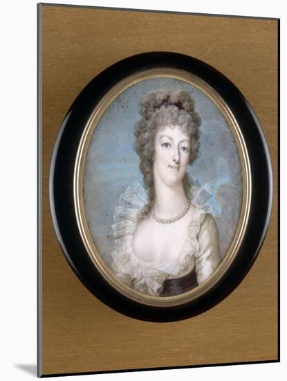 Marie-Antoinette, reine de France représentée en 1792-null-Mounted Giclee Print