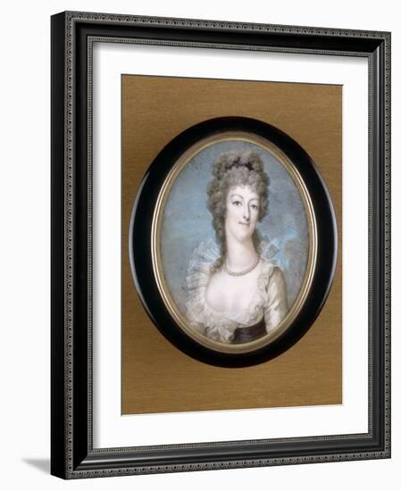 Marie-Antoinette, reine de France représentée en 1792-null-Framed Giclee Print