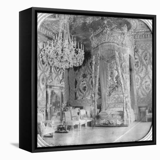 Marie Antoinette's Bedroom, Palace of Fontainebleau, France, Late 19th or Early 20th Century-null-Framed Premier Image Canvas