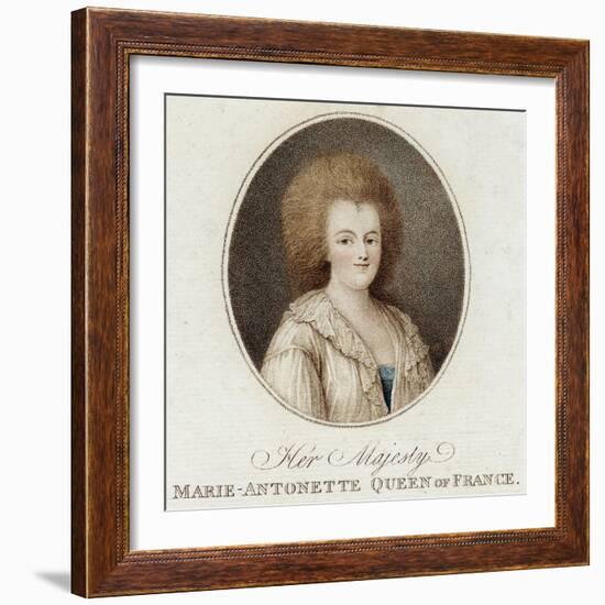 Marie Antoinette, Violet-null-Framed Art Print